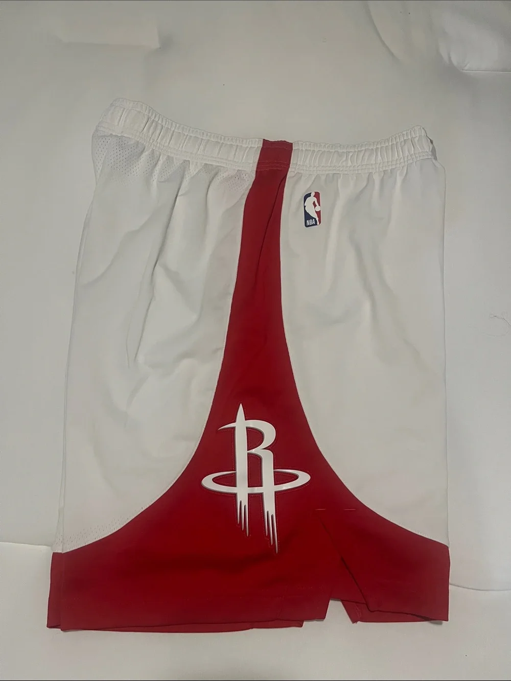 Houston Rockets Team Issued Nike Authentic Short White Size 40